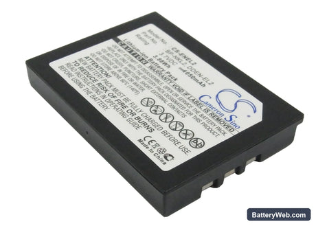 NiKon Coolpix 2500 Replacement Battery, 3.7V, 1050mAh, Li-ion 1