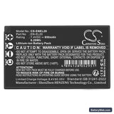 NiKon 1 J1 Replacement Battery, 7.4V, 850mAh, Li-ion 5