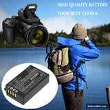 NiKon 1 J1 Replacement Battery, 7.4V, 850mAh, Li-ion 6