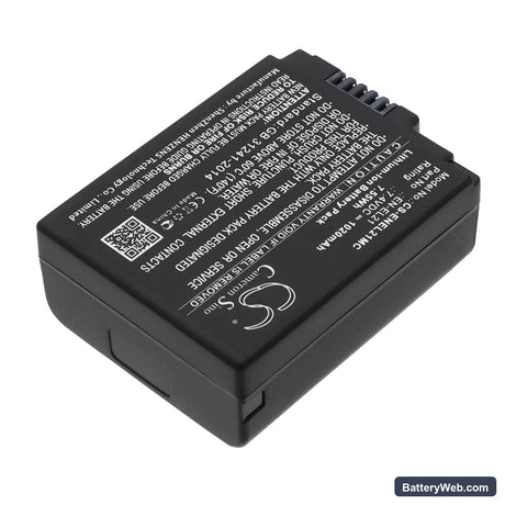 NiKon 1 V2 Replacement Battery, 7.4V, 1020mAh, Li-ion 2
