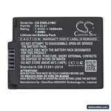 NiKon 1 V2 Replacement Battery, 7.4V, 1020mAh, Li-ion 5