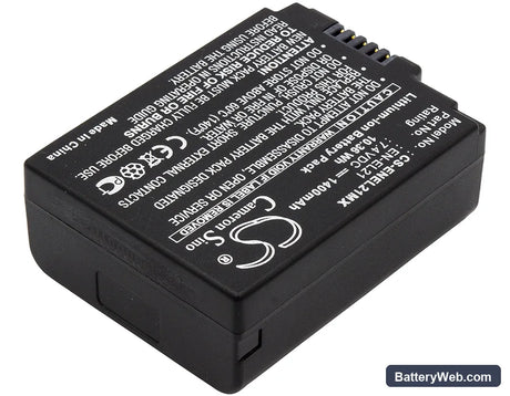 NiKon 1 V2 Replacement Battery, 7.4V, 1400mAh, Li-ion 2