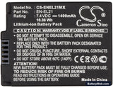 NiKon 1 V2 Replacement Battery, 7.4V, 1400mAh, Li-ion 3