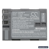 NiKon D100 Replacement Battery, 7.4V, 1500mAh, Li-ion 5