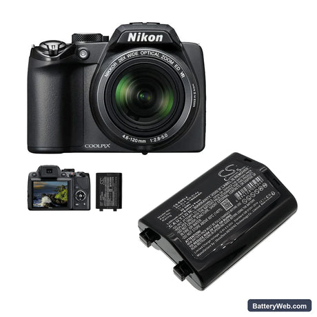 NiKon D2H Replacement Battery, 11.1V, 1800mAh, Li-ion 5