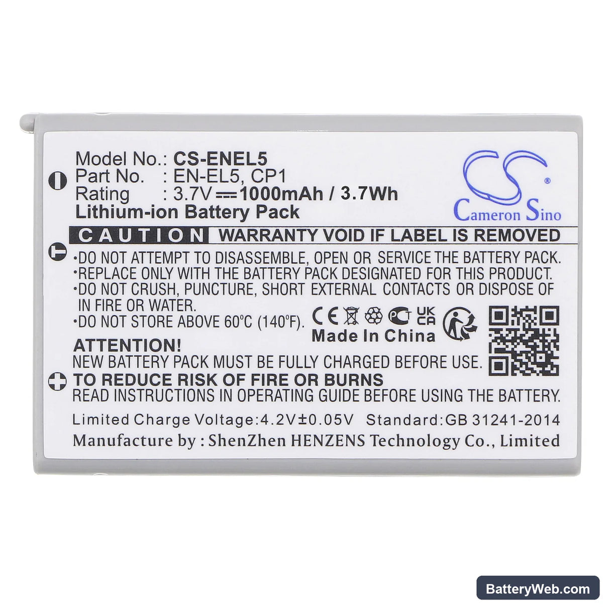 KLICKTEL NAVIGATOR K5 Replacement Battery, 3.7V, 1000mAh, Li-ion 5