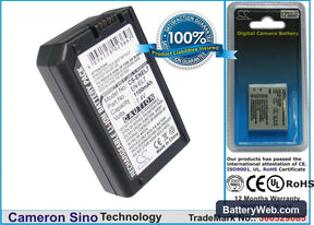 NiKon Coolpix 8400 Replacement Battery, 7.4V, 1100mAh, Li-ion 1