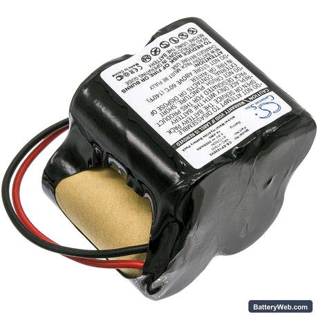 Shark X1725QN Replacement Battery, 4.8V, 3000mAh, Ni-MH 2