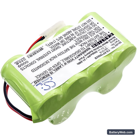 Euro Pro Shark V1950 Replacement Battery, 7.2V, 3000mAh, Ni-MH 2
