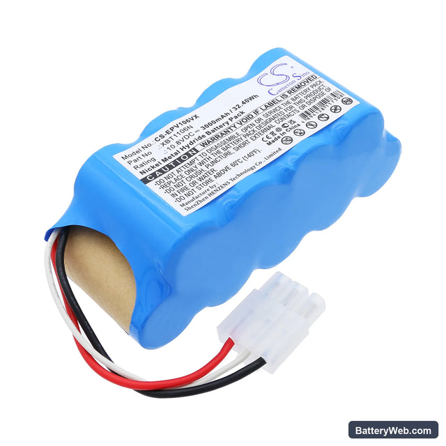Euro Pro Shark Navigator SV116N Freestyle Replacement Battery, 10.8V, 3000mAh, Ni-MH 1