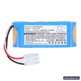 Euro Pro Shark Navigator SV116N Freestyle Replacement Battery, 10.8V, 3000mAh, Ni-MH 3