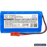 Electropan ilife V5 Replacement Battery, 11.1V, 2600mAh, Li-ion 3