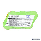 Euro Pro Shark UV610 Replacement Battery, 7.2V, 3000mAh, Ni-MH 5