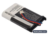 Sony Ericsson A2638 Replacement Battery, 3.7V, 1400mAh, Li-ion 4