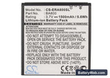 Sony Ericsson Xperia S Replacement Battery, 3.7V, 1500mAh, Li-ion 5