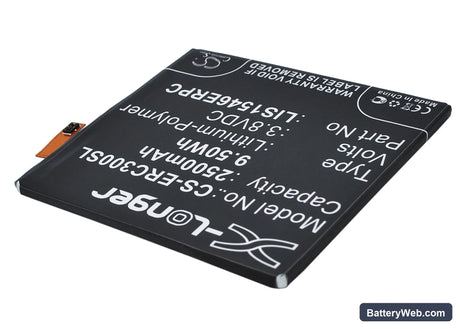 Sony Ericsson Xperia T3 Replacement Battery, 3.8V, 2500mAh, Li-Polymer 2