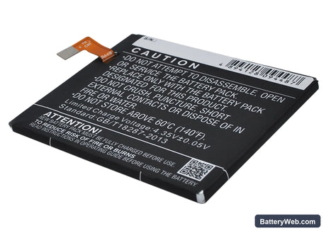 Sony Ericsson Xperia T3 Replacement Battery, 3.8V, 2500mAh, Li-Polymer 4