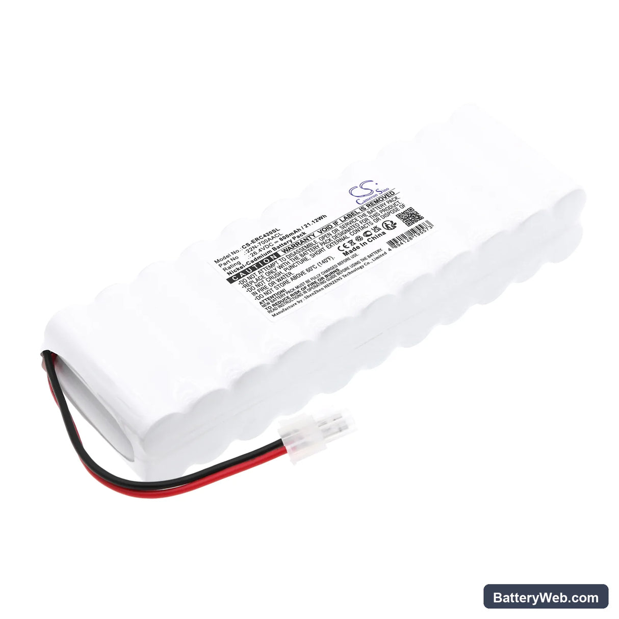 Epson RC420 EZ Module Replacement Battery, 26.4V, 800mAh, Ni-CD 1