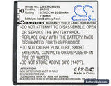 Sony BSP60 Replacement Battery, 3.7V, 2050mAh, Li-ion 5