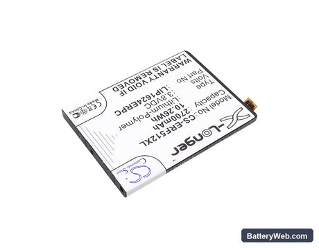 Sony Ericsson Xperia X Replacement Battery, 3.8V, 2700mAh, Li-Polymer 2