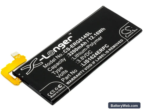Sony Xperia XZ Premium Replacement Battery, 3.8V, 3200mAh, Li-Polymer 1