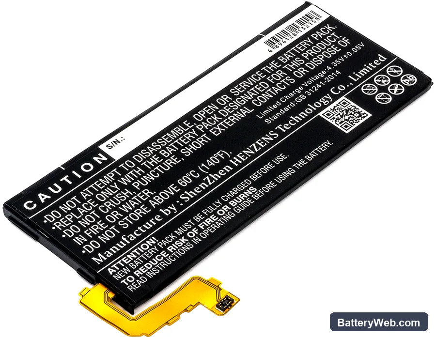 Sony Xperia XZ Premium Replacement Battery, 3.8V, 3200mAh, Li-Polymer 3
