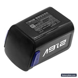 Eureka PowerPlush Z0701B Replacement Battery, 21.6V, 2000mAh, Li-ion 4