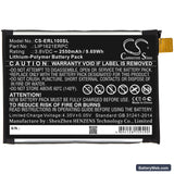 Sony Xperia L1 Replacement Battery, 3.8V, 2550mAh, Li-Polymer 3