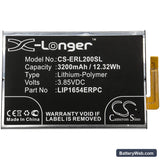 Sony Xperia L2 Replacement Battery, 3.85V, 3200mAh, Li-Polymer 3