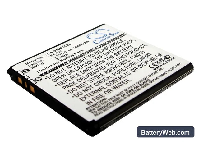 Sony Ericsson Xperia Neo Replacement Battery, 3.7V, 1000mAh, Li-ion 1
