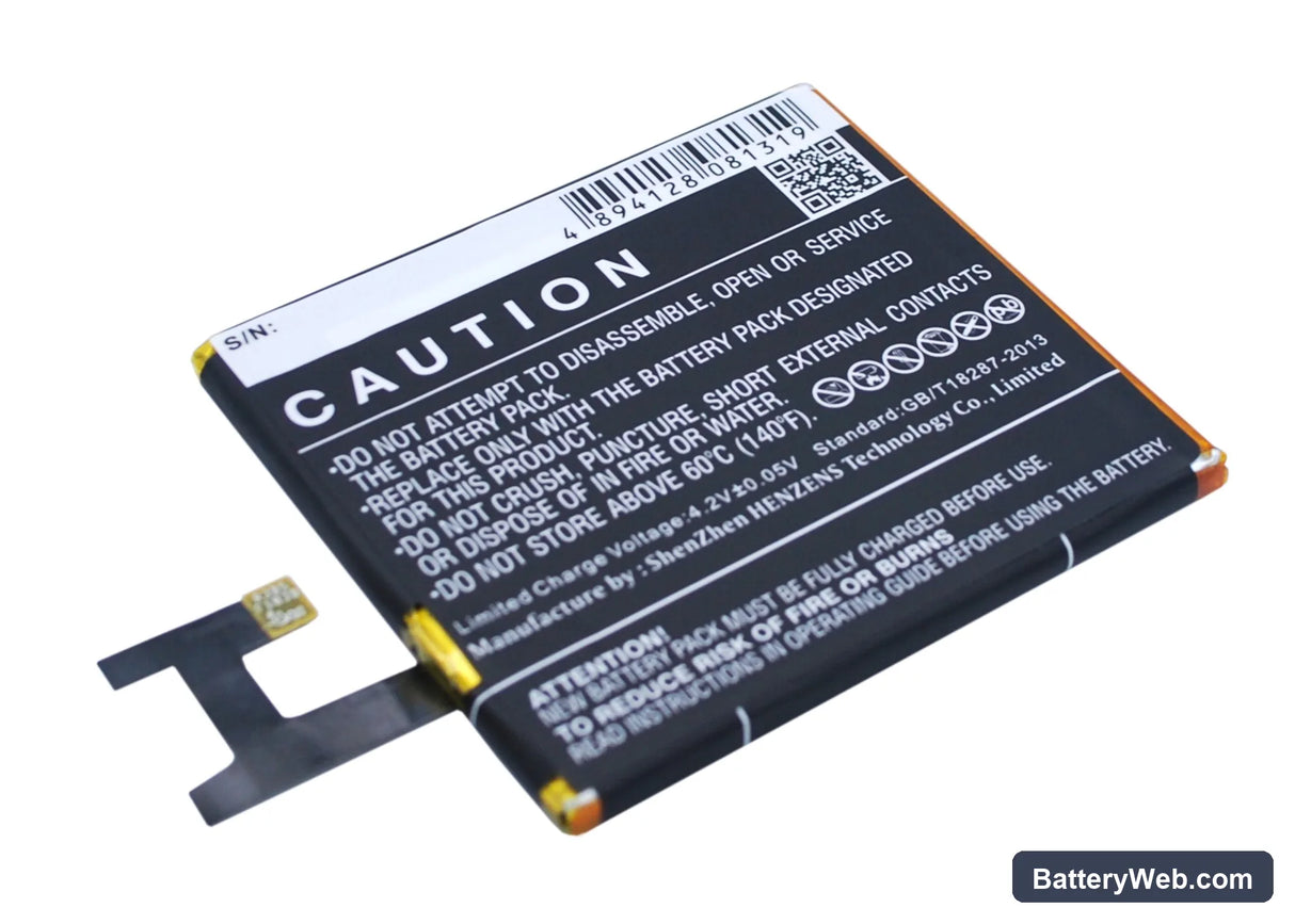 Sony Ericsson Xperia M2 Replacement Battery, 3.7V, 2300mAh, Li-Polymer 3