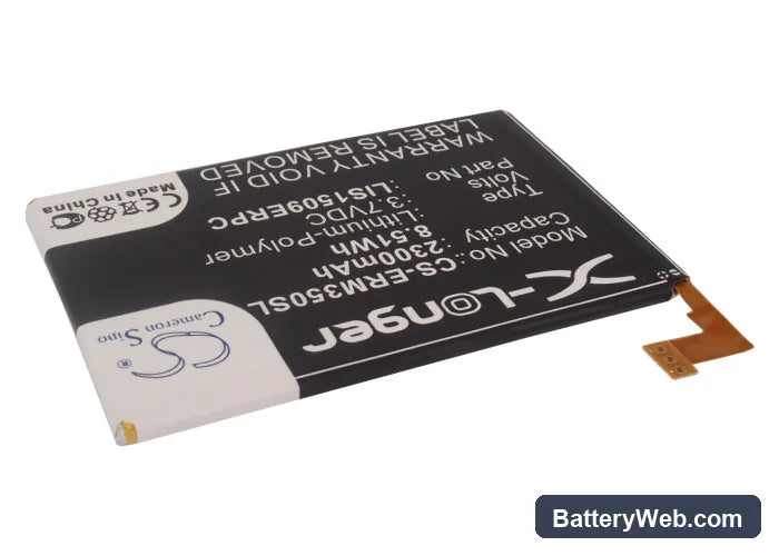 Sony Ericsson Xperia SP Replacement Battery, 3.7V, 2300mAh, Li-Polymer 2