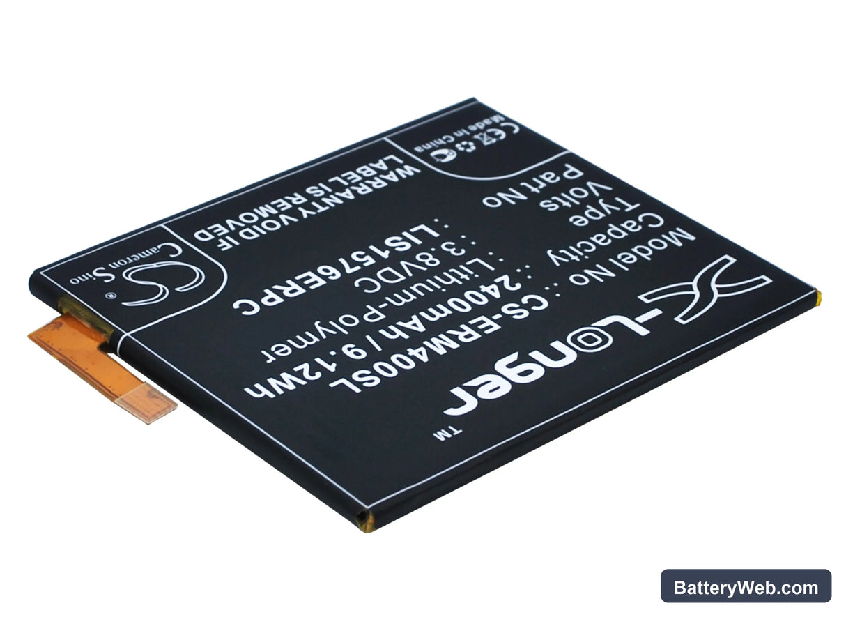Sony Ericsson Xperia M4 Replacement Battery, 3.8V, 2400mAh, Li-Polymer 3