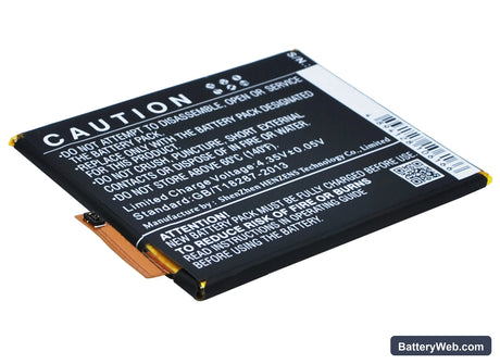 Sony Ericsson Xperia M4 Replacement Battery, 3.8V, 2400mAh, Li-Polymer 4