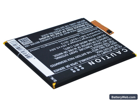 Sony Ericsson Xperia M4 Replacement Battery, 3.8V, 2400mAh, Li-Polymer 5
