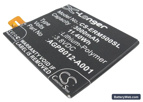 Sony Xperia T2 Ultra Replacement Battery, 3.8V, 3000mAh, Li-Polymer 1