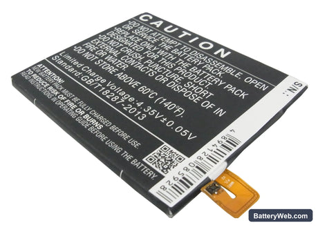 Sony Xperia T2 Ultra Replacement Battery, 3.8V, 3000mAh, Li-Polymer 3
