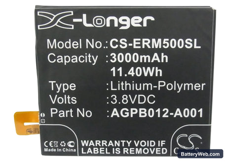 Sony Xperia T2 Ultra Replacement Battery, 3.8V, 3000mAh, Li-Polymer 5