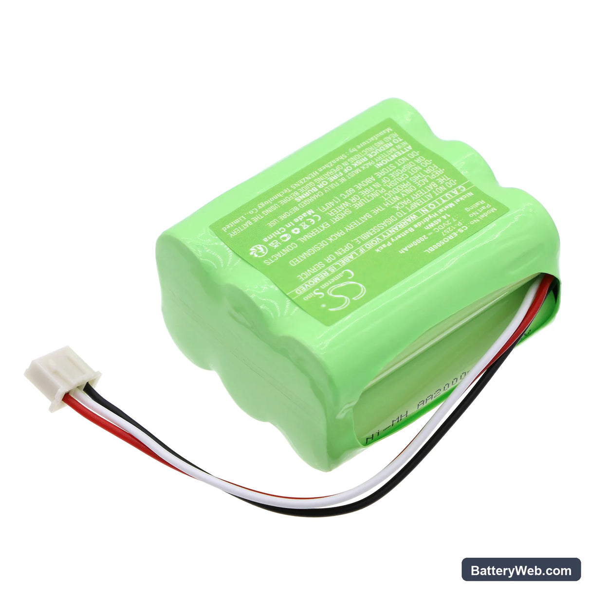 EURO-500 Handy Cache Register Replacement Battery, 7.2V, 2000mAh, Ni-MH 2