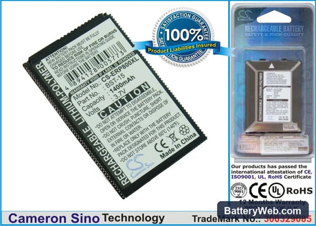 Sony Ericsson P800 Replacement Battery, 3.7V, 1400mAh, Li-Polymer 1