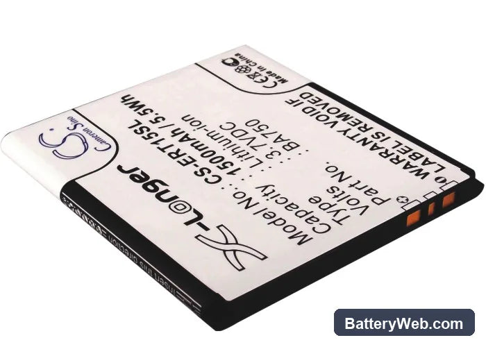 Sony Ericsson Xperia Arc Replacement Battery, 3.7V, 1500mAh, Li-ion 2