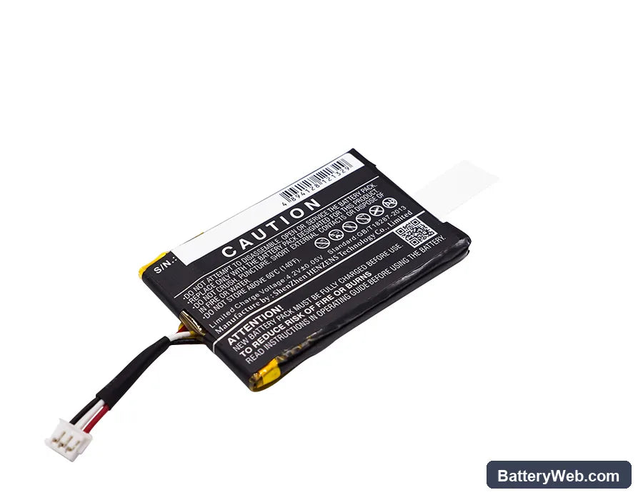 Sony Ericsson T60 Replacement Battery, 3.7V, 900mAh, Li-Polymer 3