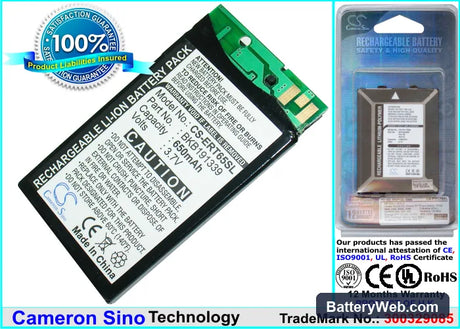 Sony Ericsson T65 Replacement Battery, 3.7V, 650mAh, Li-ion 1
