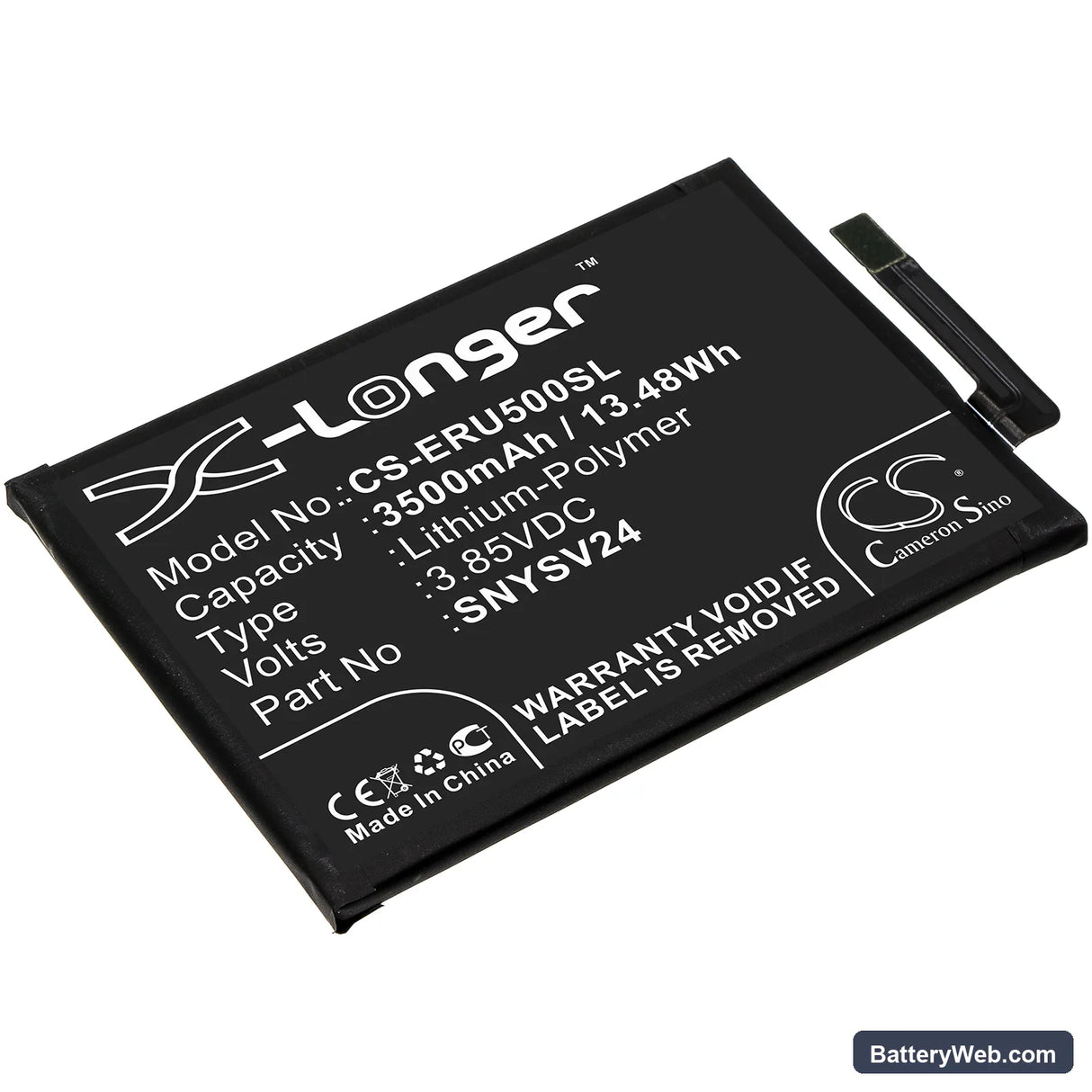 Sony Xperia 10 II Replacement Battery, 3.85V, 3500mAh, Li-Polymer 1
