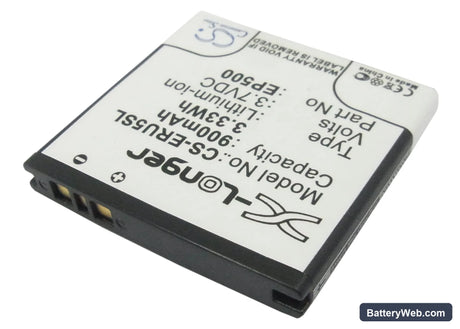 Sony Ericsson U5 Replacement Battery, 3.7V, 900mAh, Li-ion 2