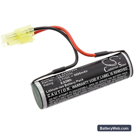 Shark Cordless Rechargeable Hard Floor Sweeper V3700UK Replacement Battery, 3.7V, 2600mAh, Li-ion 1