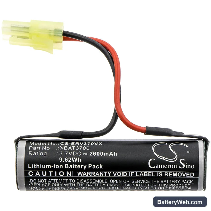 Shark Cordless Rechargeable Hard Floor Sweeper V3700UK Replacement Battery, 3.7V, 2600mAh, Li-ion 3
