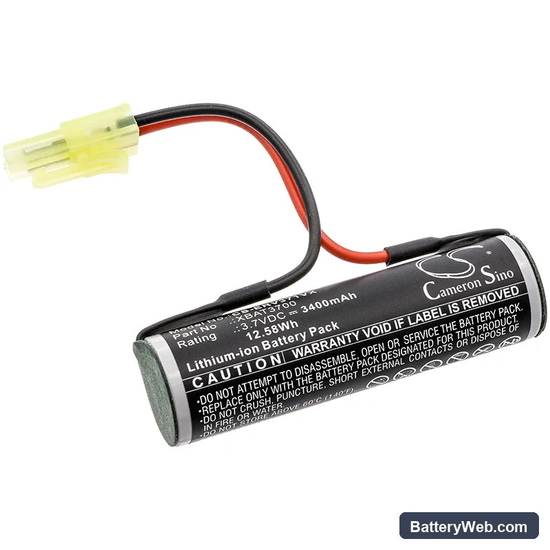 Shark Cordless Rechargeable Hard Floor Sweeper V3700UK Replacement Battery, 3.7V, 3400mAh, Li-ion 1