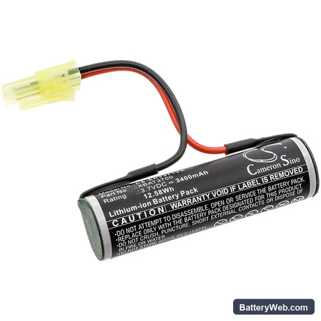 Shark Cordless Rechargeable Hard Floor Sweeper V3700UK Replacement Battery, 3.7V, 3400mAh, Li-ion 1