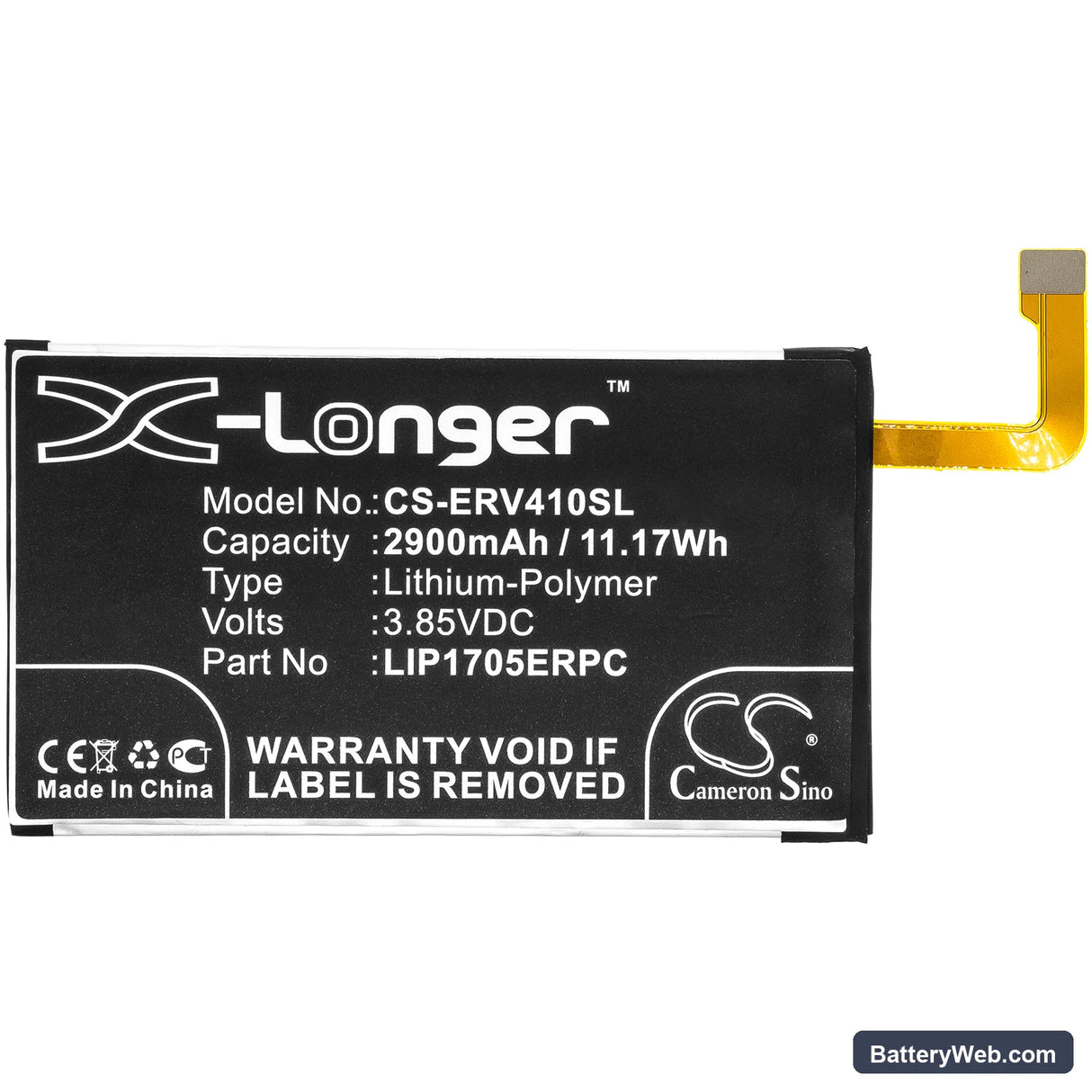 Sony Xperia 5 Replacement Battery, 3.85V, 2900mAh, Li-Polymer 3